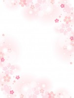 桜の背景（縦型）