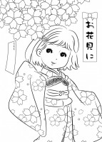 【塗り絵】昭和風…