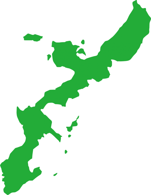 沖縄県の地図 無料イラスト素材 素材ラボ