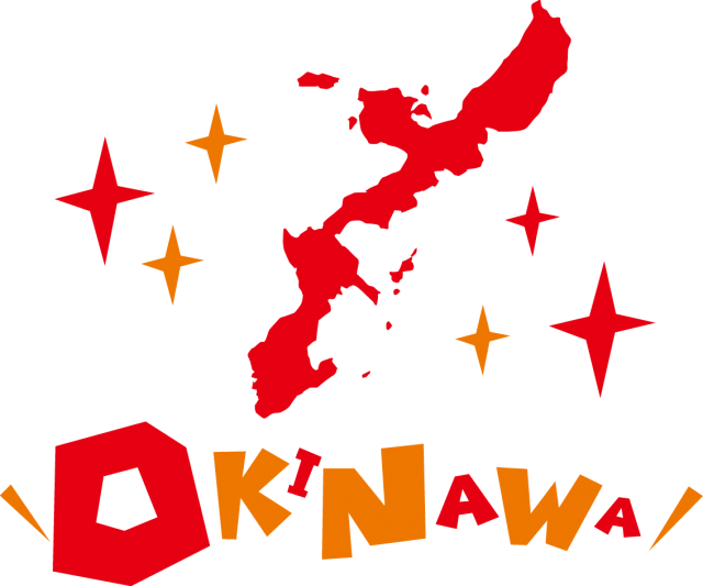 沖縄県の地図 Okinawa 英語ポップロゴ 無料イラスト素材 素材ラボ