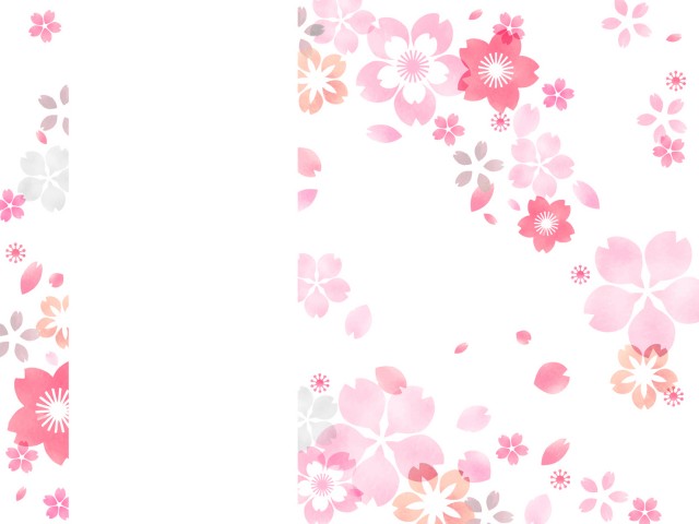 桜のメッセージカード 無料イラスト素材 素材ラボ