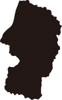 山形県の地図（シ…