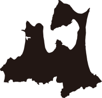 青森県の地図（シ…