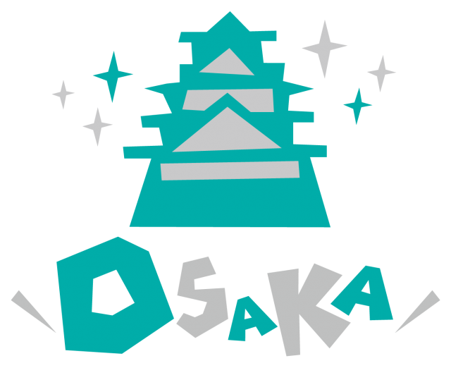 Osaka 大阪 大阪城 英語アイコン 無料イラスト素材 素材ラボ