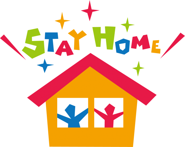 家にいよう Stay Home 無料イラスト素材 素材ラボ