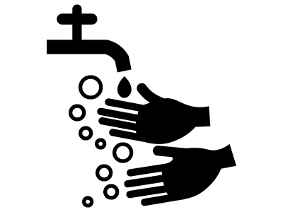 手洗いイメージのシルエットアイコン 無料イラスト素材 素材ラボ
