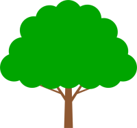 シンプルな木（C…