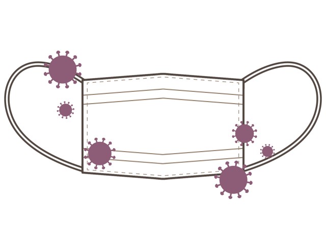 汚れたマスク 汚染 無料イラスト素材 素材ラボ