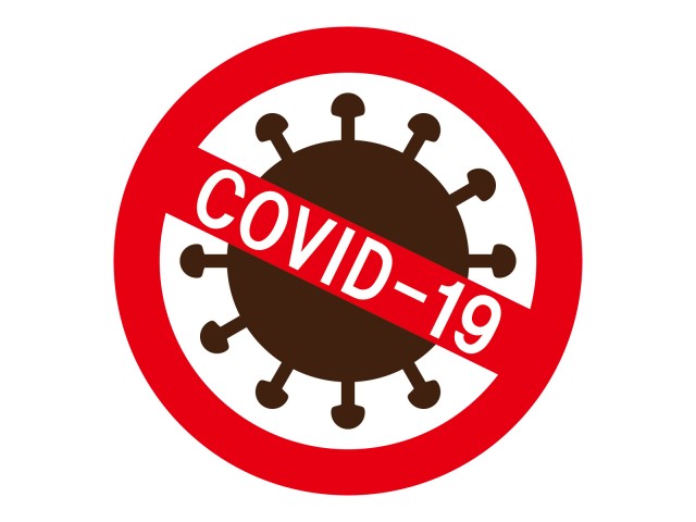 コロナウイルスcovid 19予防マーク 無料イラスト素材 素材ラボ