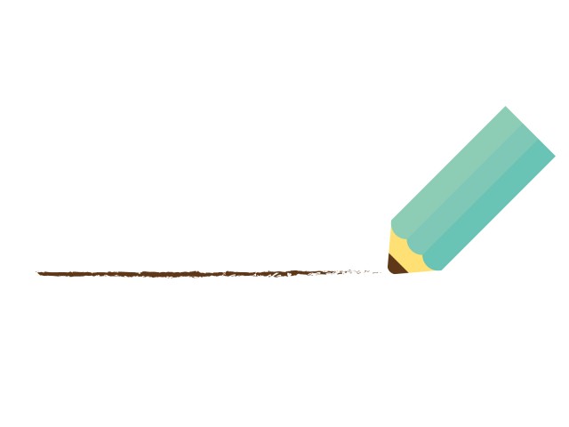 鉛筆で線を引く ライン 無料イラスト素材 素材ラボ