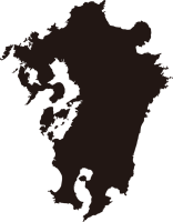 九州の地図（シル…