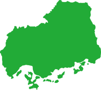 広島県の地図