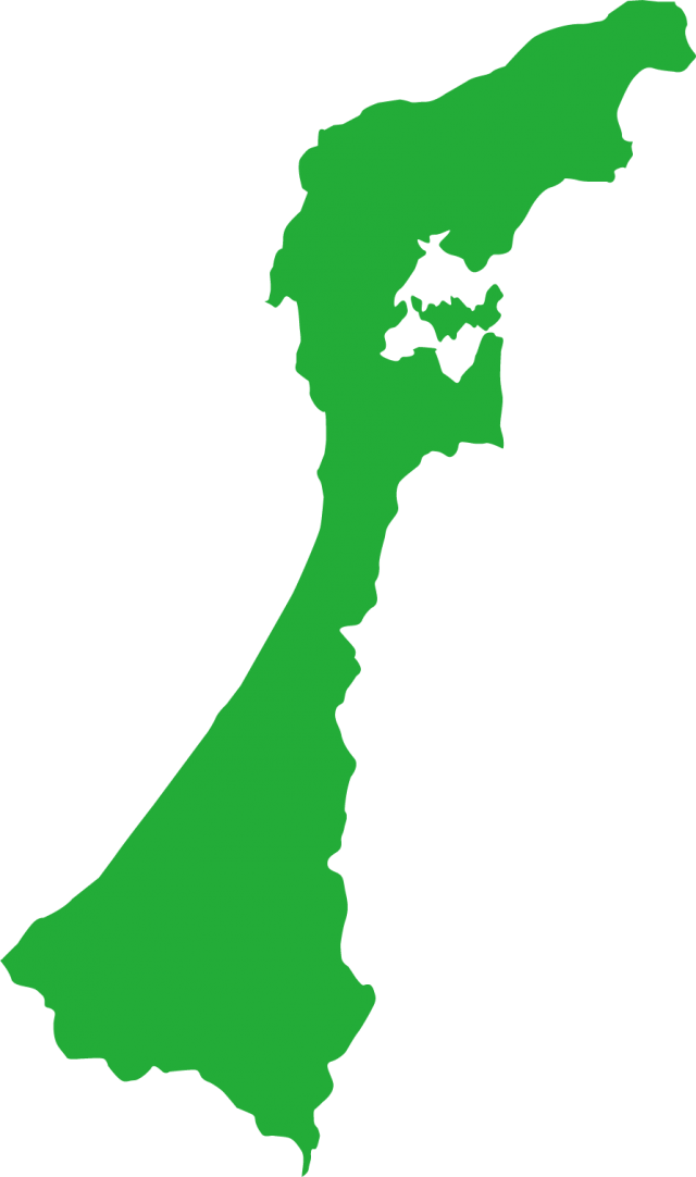 石川県の地図 無料イラスト素材 素材ラボ