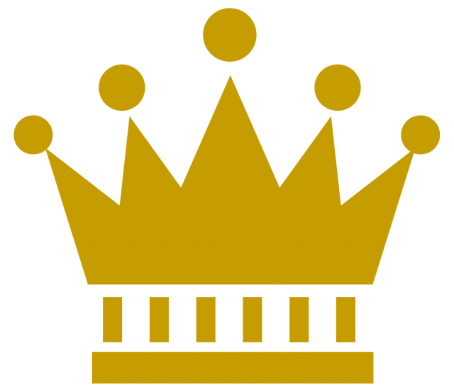 王冠 キング ランキング 金アイコン 無料イラスト素材 素材ラボ