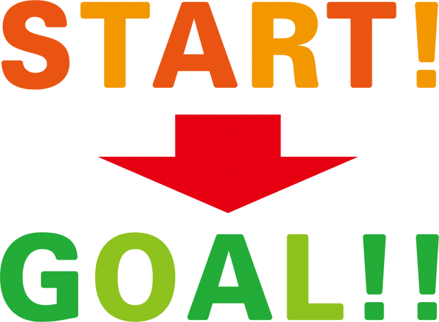 Start Goal 英語文字 無料イラスト素材 素材ラボ