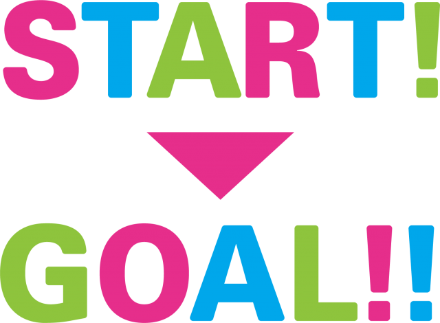 Start Goal 英語文字 無料イラスト素材 素材ラボ