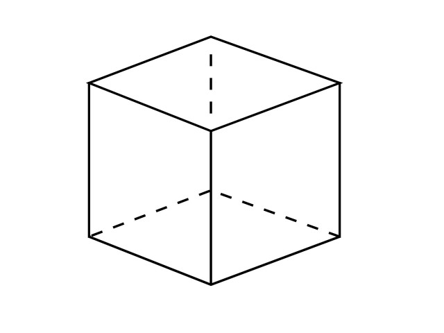 立方体 図形 無料イラスト素材 素材ラボ