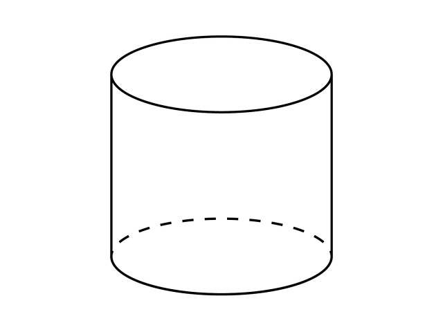 円柱 図形 無料イラスト素材 素材ラボ