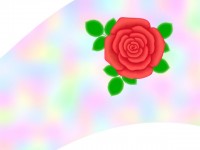 薔薇の花模様壁紙…