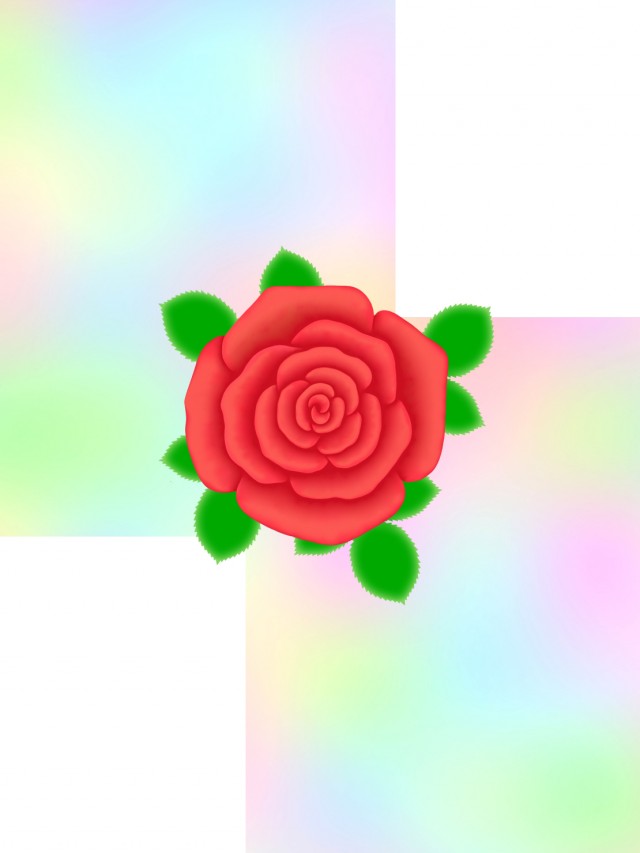 薔薇の花模様壁紙シンプル背景素材イラスト 無料イラスト素材 素材ラボ