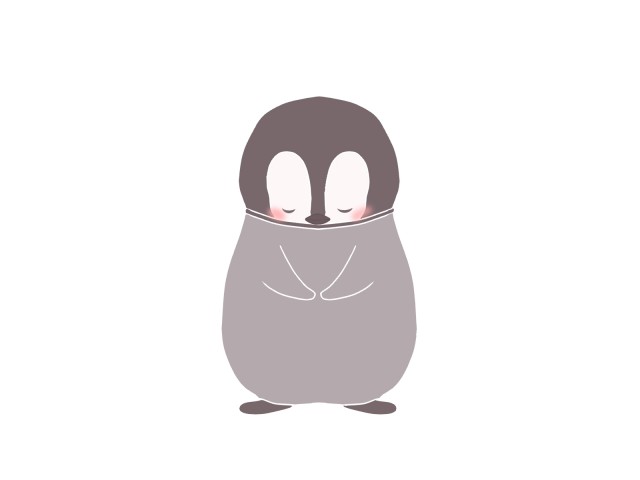 お辞儀するペンギン 線なし 無料イラスト素材 素材ラボ