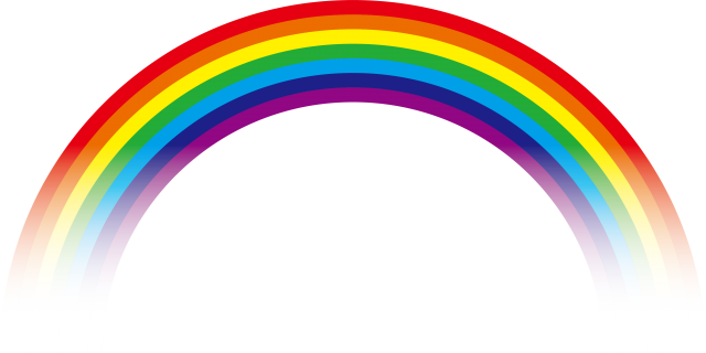 虹色 虹 レインボー 7色 データ 無料イラスト素材 素材ラボ