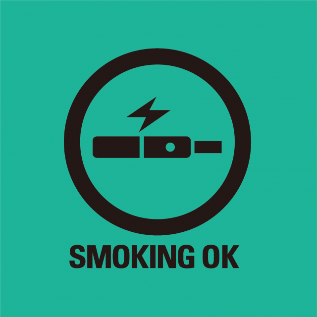 加熱式たばこ 電子タバコ 喫煙エリアマーク 無料イラスト素材 素材ラボ