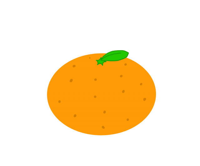 オレンジ 無料イラスト素材 素材ラボ