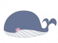 クジラのイラスト…