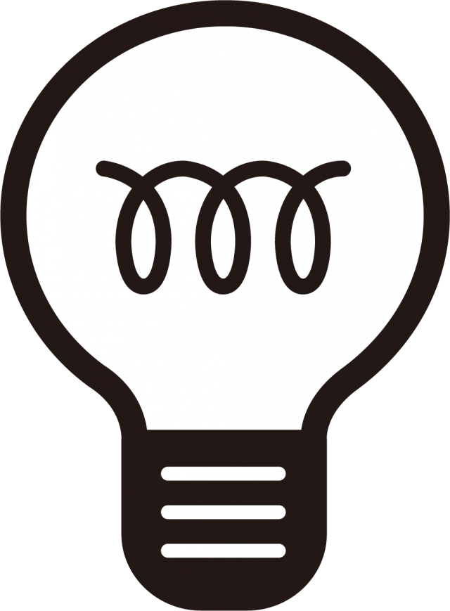 電球 ひらめく 発明 新発見 納得 アイデア イメージ 無料イラスト素材 素材ラボ