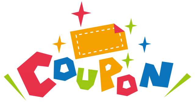 Coupon クーポン券 ポップロゴ アイコン 無料イラスト素材 素材ラボ
