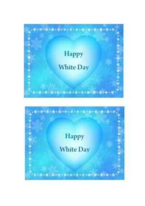 無料ダウンロードホワイトデー カード 花の画像