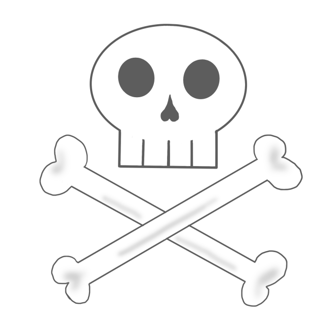 ドクロ 海賊旗 無料イラスト素材 素材ラボ