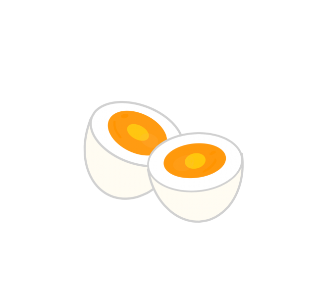 ゆで卵 無料イラスト素材 素材ラボ