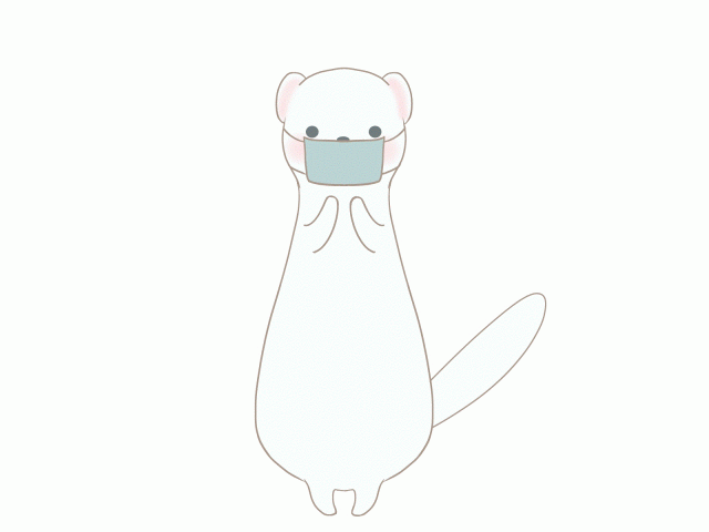 マスクをしたオコジョのイラスト 無料イラスト素材 素材ラボ マスクをしたオコジョのイラスト 無料イラスト素材 素材ラボ