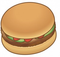 ハンバーガー かわいい無料イラスト 使える無料雛形テンプレート最新順 素材ラボ