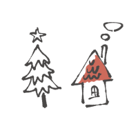 クリスマス手書き…