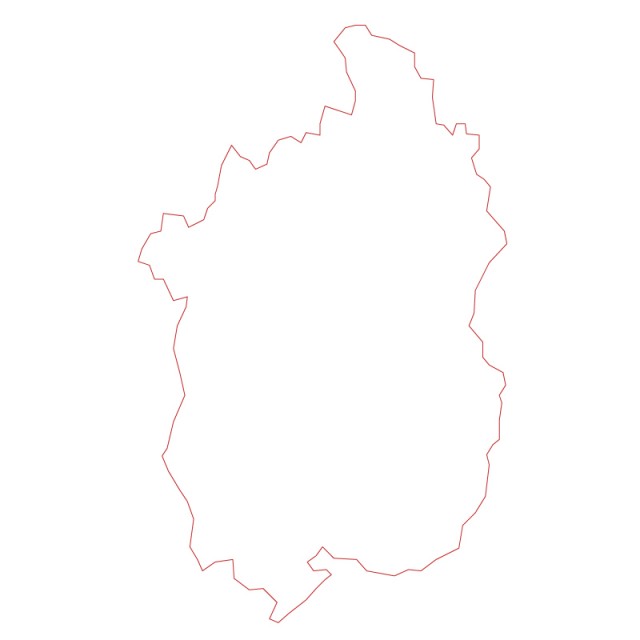 滋賀県のシルエットで作った地図イラスト 赤線 無料イラスト素材 素材ラボ