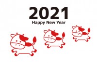 年賀状　2021…