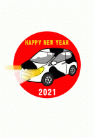 年賀状　2021…