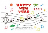 音符年賀状202…