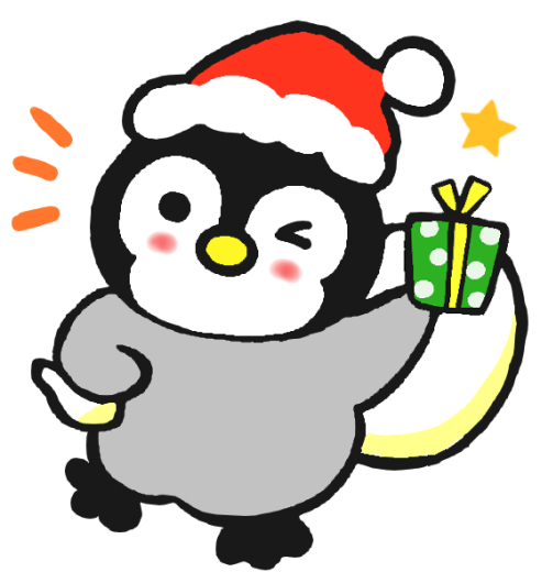 クリスマスのペンギンのイラスト２ 無料イラスト素材 素材ラボ