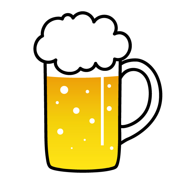 生ビールのイラスト 無料イラスト素材 素材ラボ