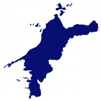 愛媛県のシルエッ…