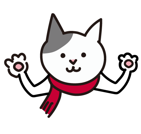 マフラーを巻いた猫 にっこり 無料イラスト素材 素材ラボ マフラーを巻いた猫 にっこり 無料イラスト素材 素材ラボ