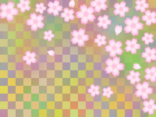 桜の花模様壁紙和風柄背景素材イラスト 無料イラスト素材 素材ラボ