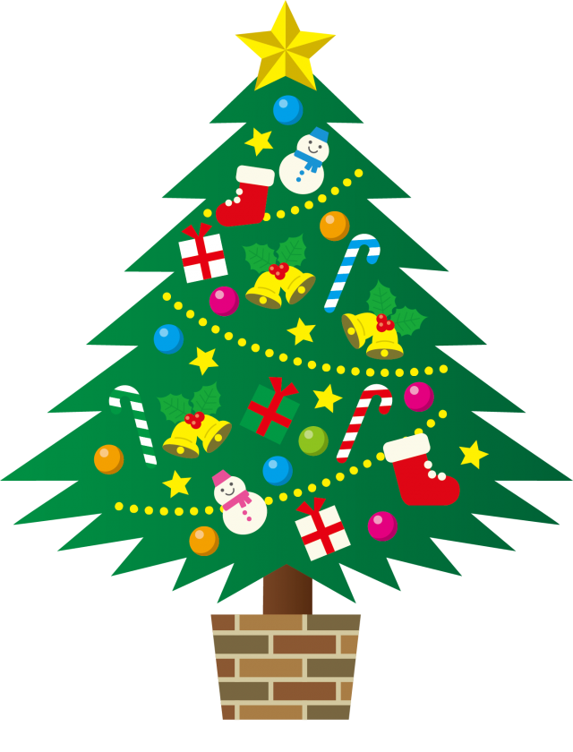 クリスマスツリー 木 モミの木 イメージ 無料イラスト素材 素材ラボ
