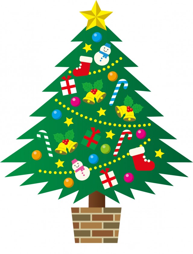 クリスマスツリー 木 モミの木 イメージ 無料イラスト素材 素材ラボ