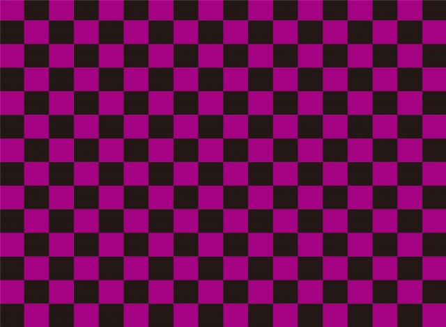 市松模様 黒と紫 チェック柄 パターン 無料イラスト素材 素材ラボ