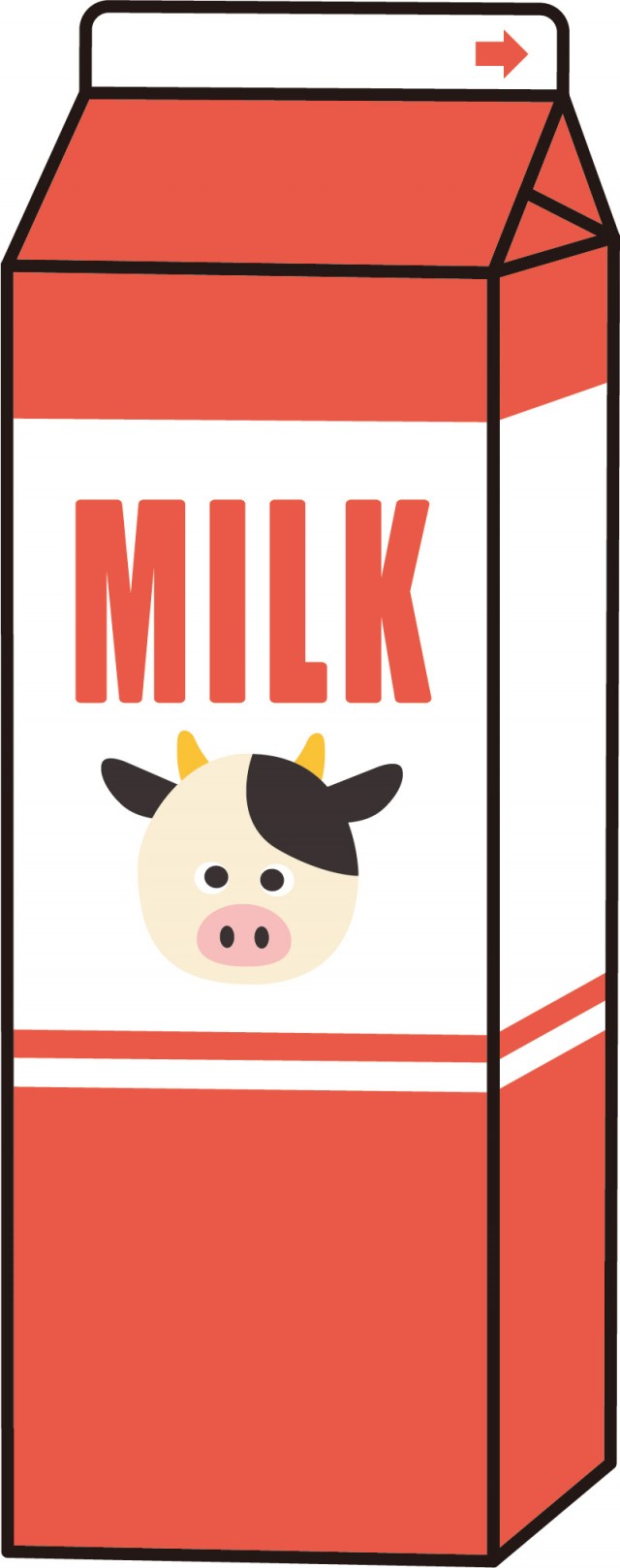 牛乳パック Milk 牛 丑イラスト 無料イラスト素材 素材ラボ